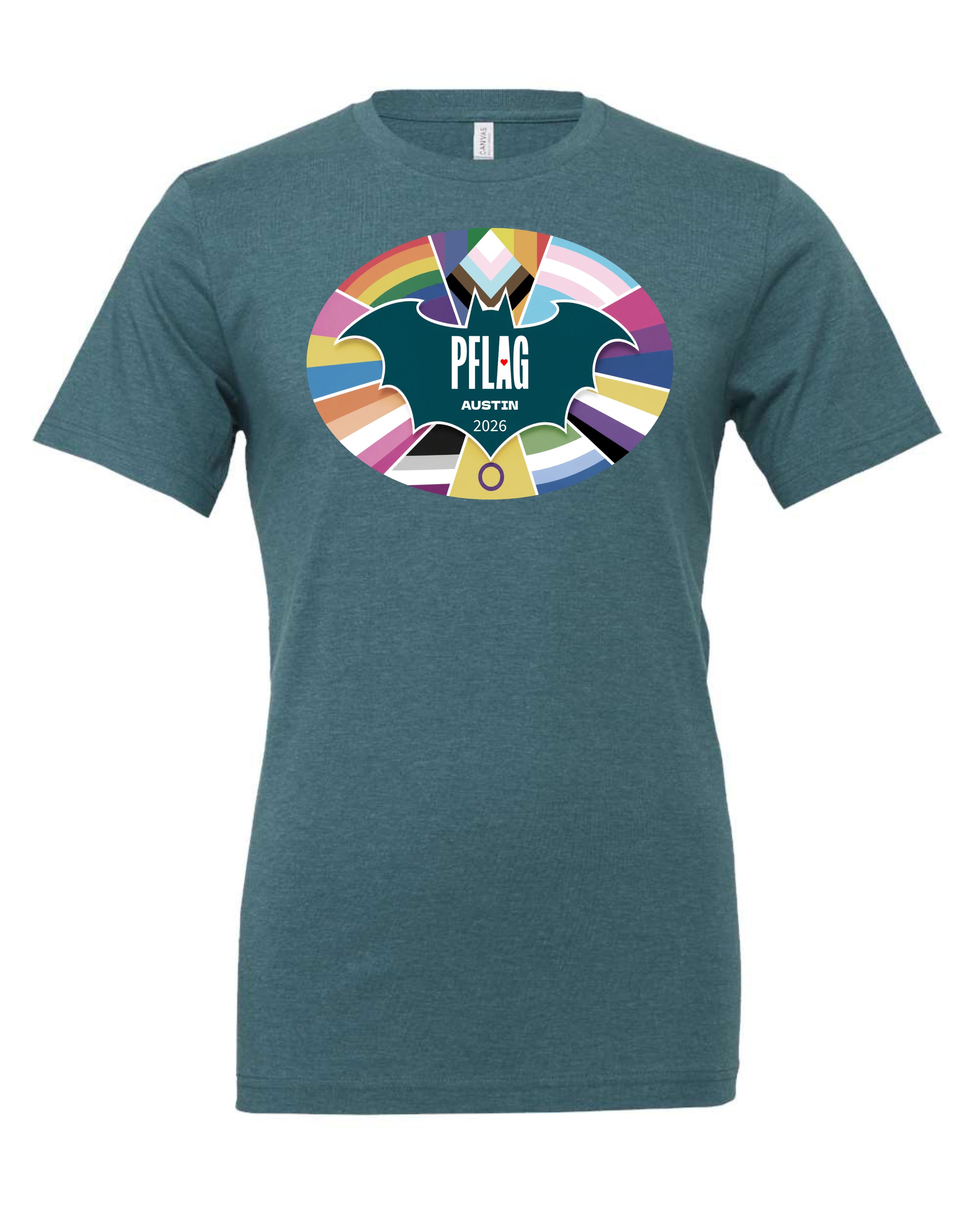 PFLAG Austin 2026 t-shirt
