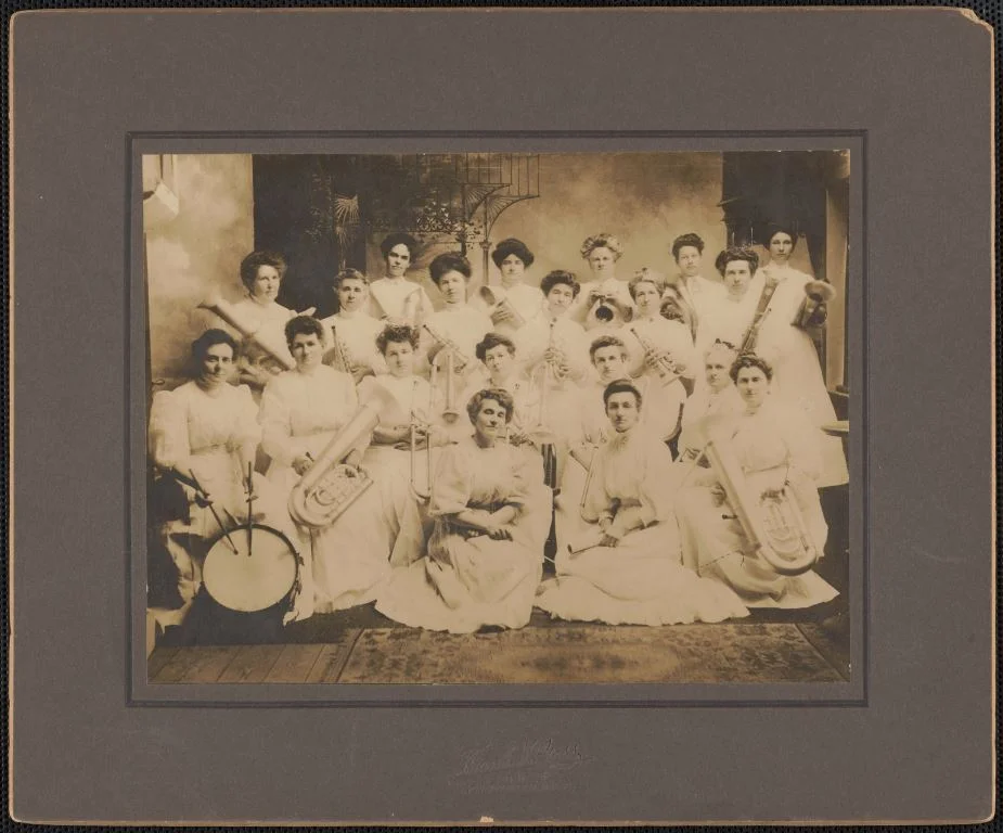 Newburyport Band, photographed by Frank M. Goss