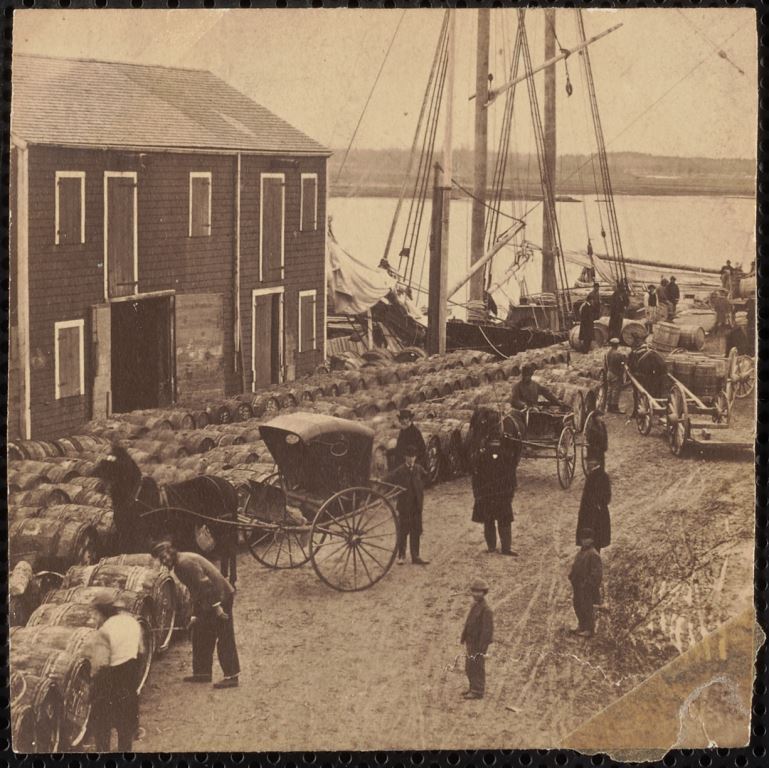 Bayley's Wharf, Newburyport 1870s