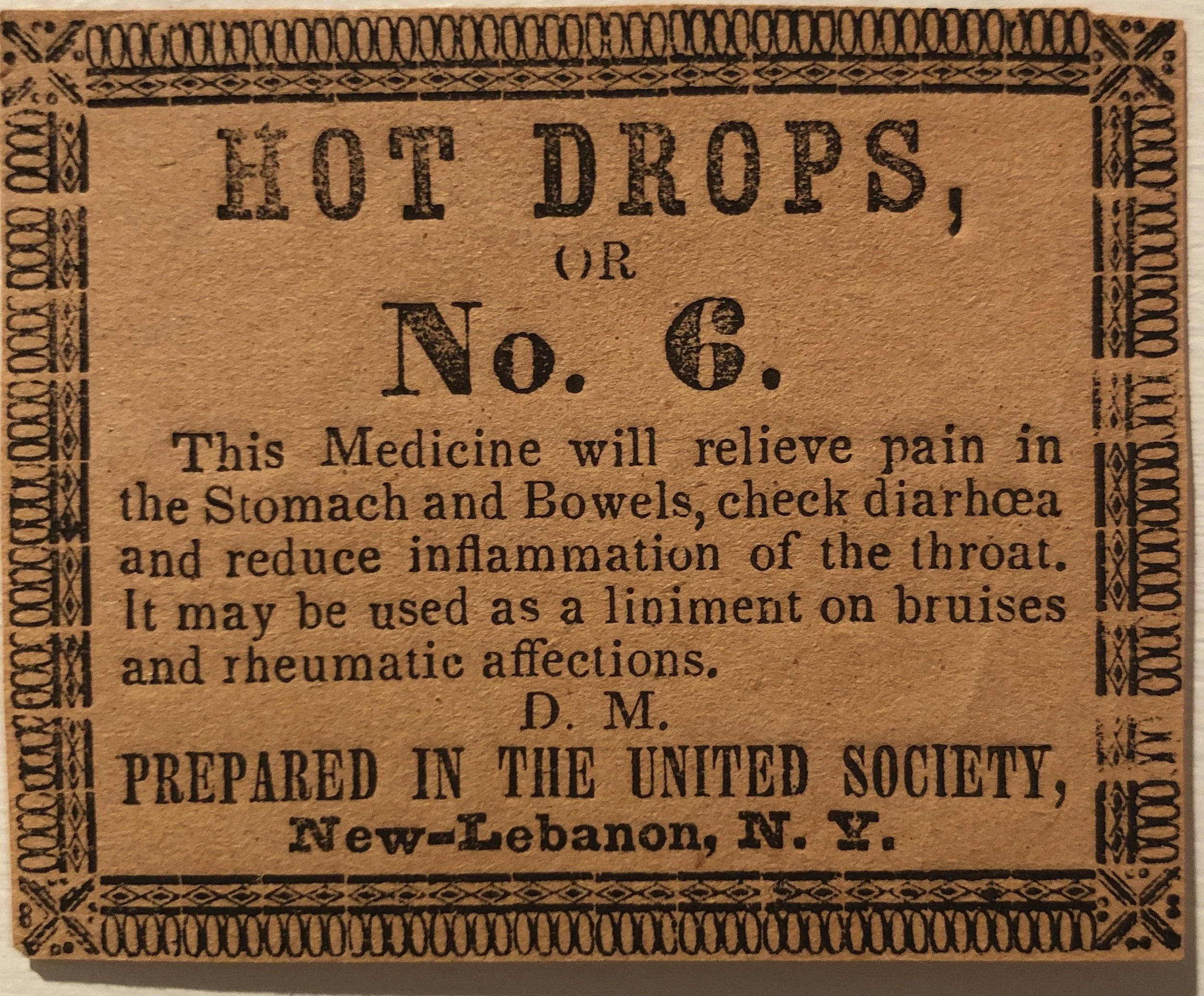  The Shakers formulated herbal remedies based on Thomsonian principles and sold them widely. 