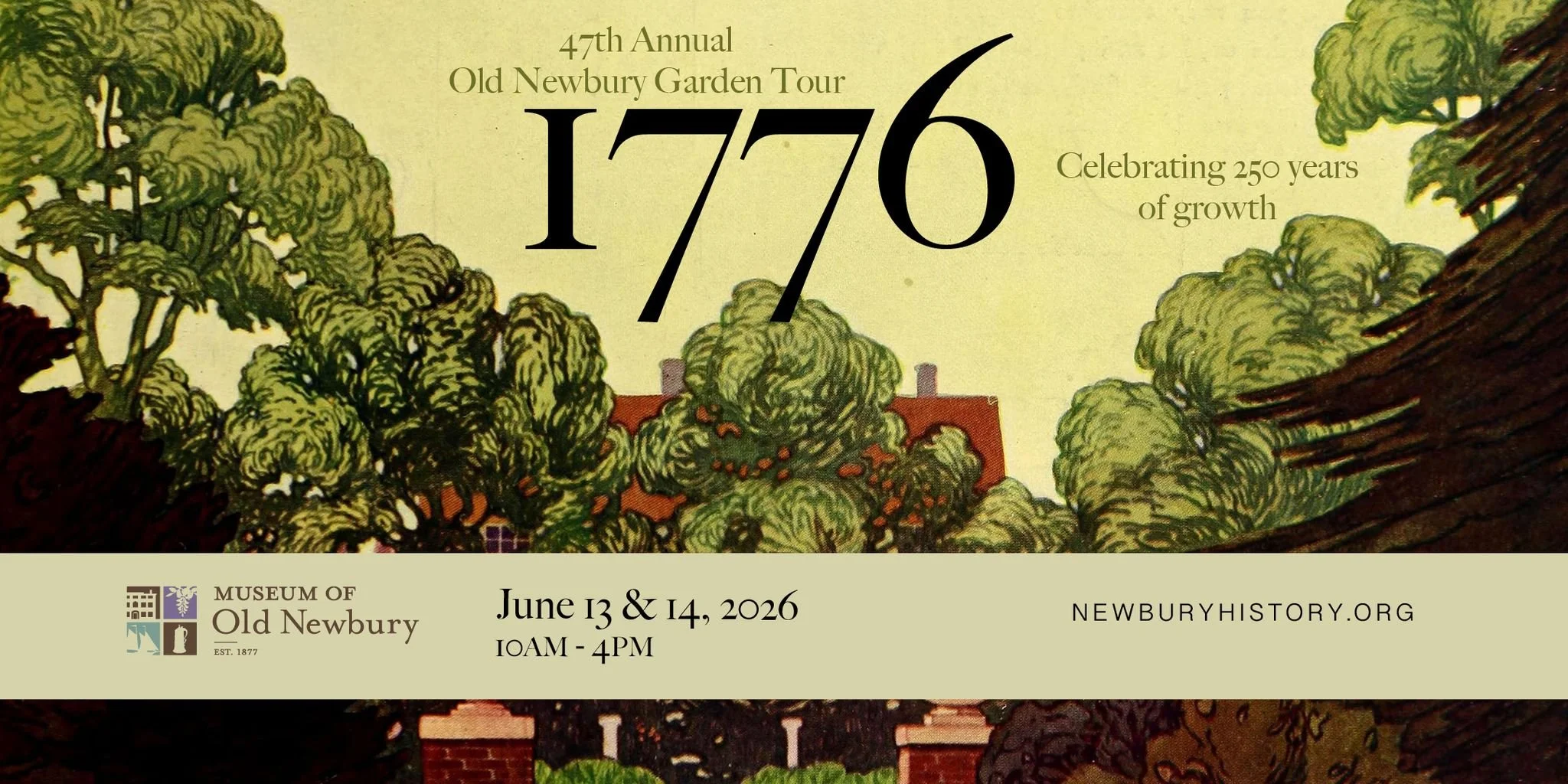 47th Annual Old Newbury Garden Tour, June 13 & 14, 2026