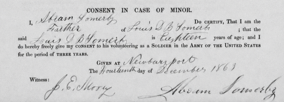 Louis Somerby Dec 1863 Abram Attest close.png