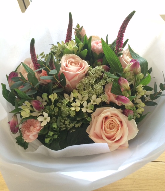 Publication day flowers from Hodder 
