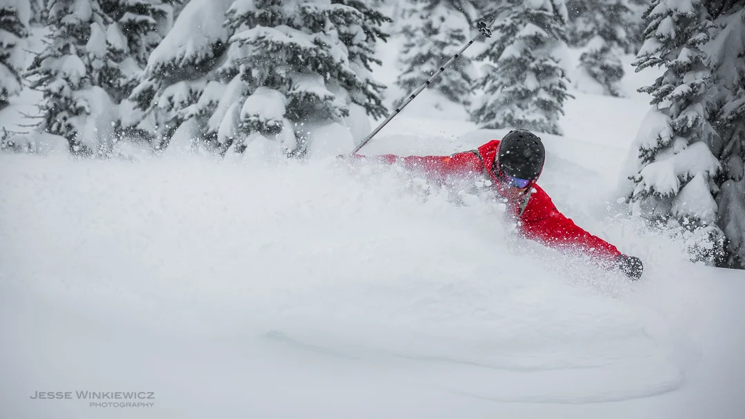 Pictures courtesy of Jesse Winkiewicz (@jessewinkiewiczphotography) Base: 328 cm 24 Hour: 19 cm 72 Hour: 72 cm Past 7 Day: 92 cm TOTAL SNOWFALL: 700 cm Another epic ski week is upon us, and the storms just keep rolling on in like a runaway freight train. Yeah, the Powder Express is here! We’ve been accepting delivery of just about a meter of fresh snow this week and we’re keeping the station wide open for business. It’s been deep and delightful; really --- just check out the new picture posted. There’s no end in sight, and we’re beginning to wonder if we’re stuck in some sort of snowy twilight zone. Actually, we’re not wondering that hard --- we’re too busy skiing, and if there’s a world beyond our powdery bubble, then we’re not in a hurry to find it! Come and join us in March for a snowy feast of epic proportions, because believe me, there’s plenty to go around… 