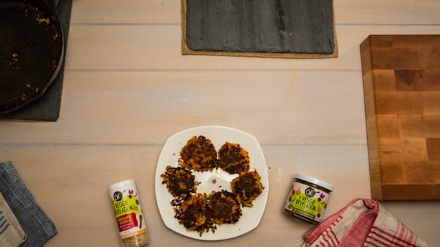 Oh! Veggies Presents: Zucchini Carrot Chickpea Fritters
