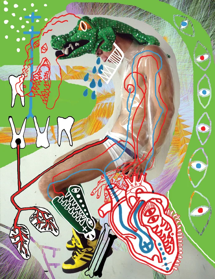 Crocodile Tears , 2011 Entropy Parade : collaborative portfolio with Slava Mogutin C-print, 16" x 20" image on 20" x 24" sheet Edition of 10