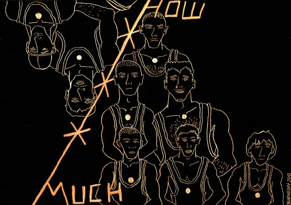 How Much Engraving on copper foil scratchboard 5" x 7"