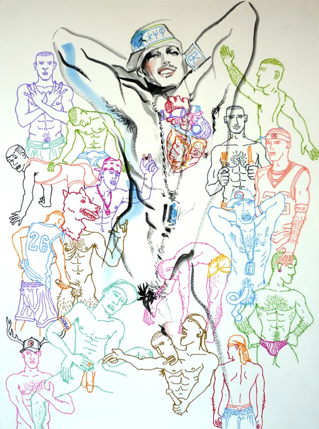 Go Go Go (2008) Brian Kenny with Robert W. Richards ink and gouache on paper (private collection)