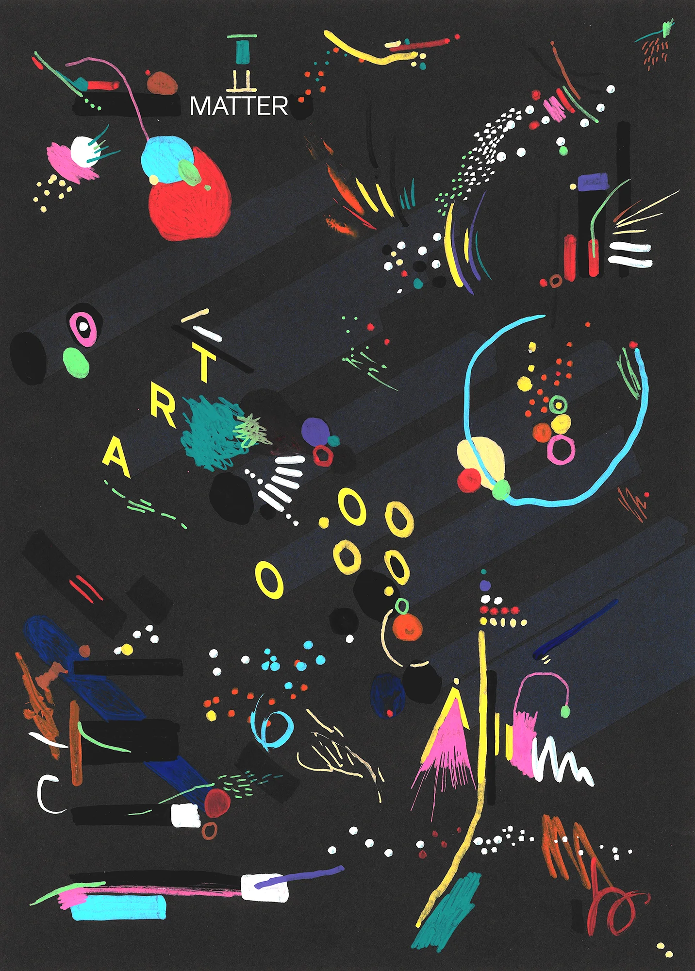 ART matter (2019) acrylic on paper 8 x 11 inches