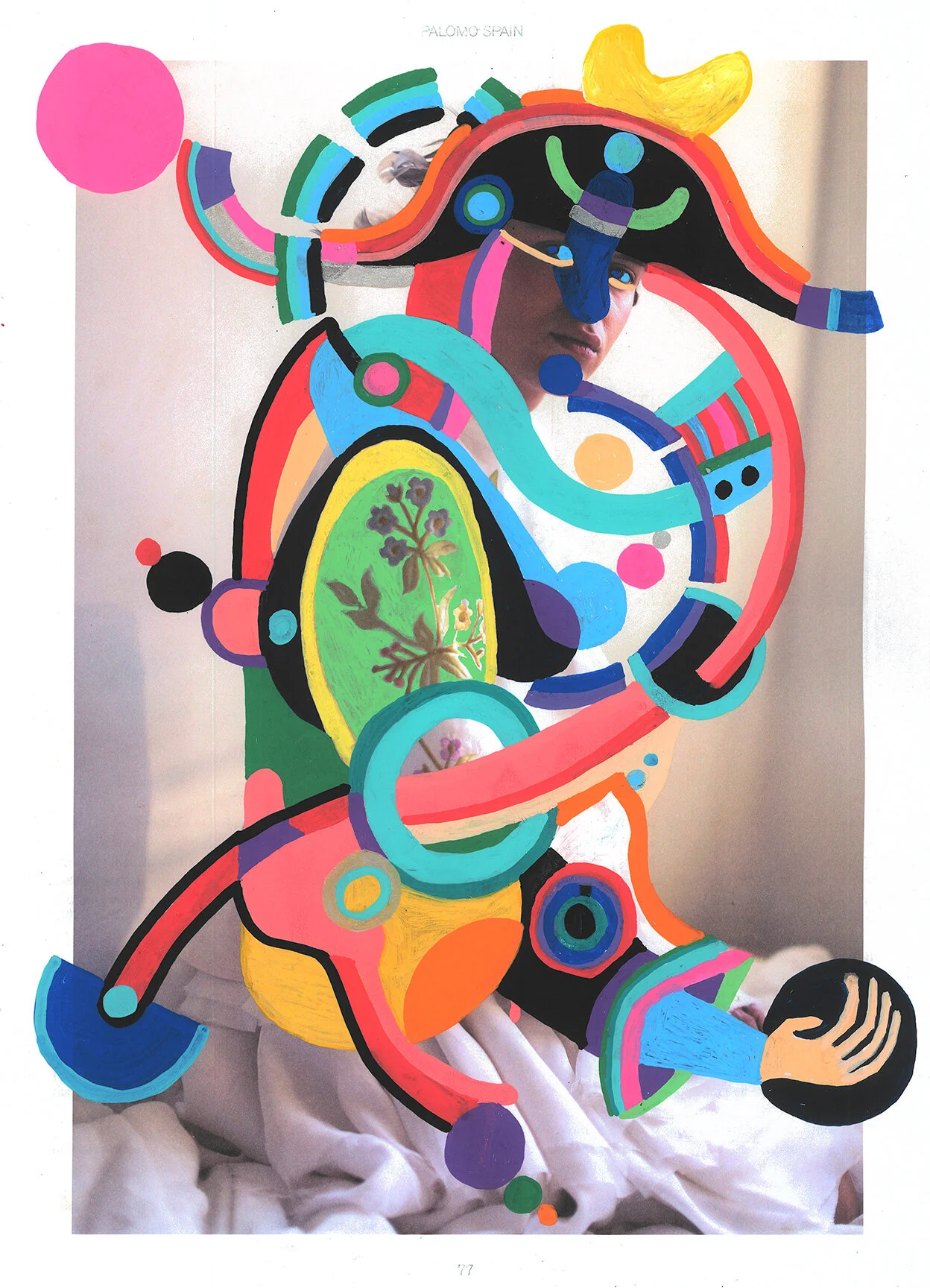 Day Dreamer (2019) acrylic on paper 11 x 8 inches