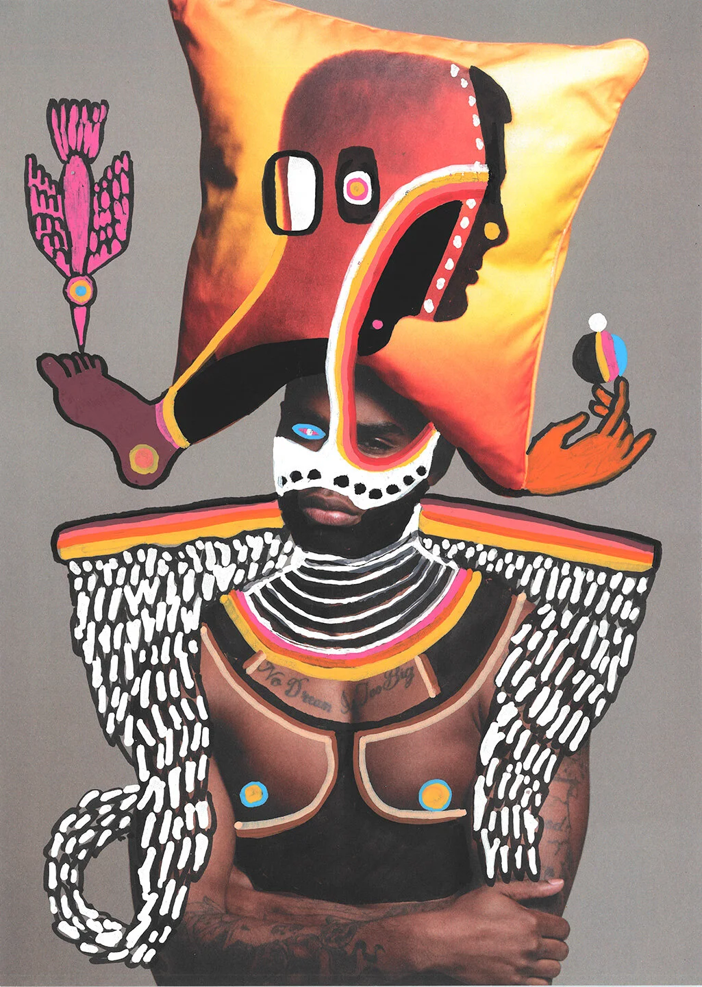 No Dream Too Big (2019) acrylic on paper 11 x 8 inches