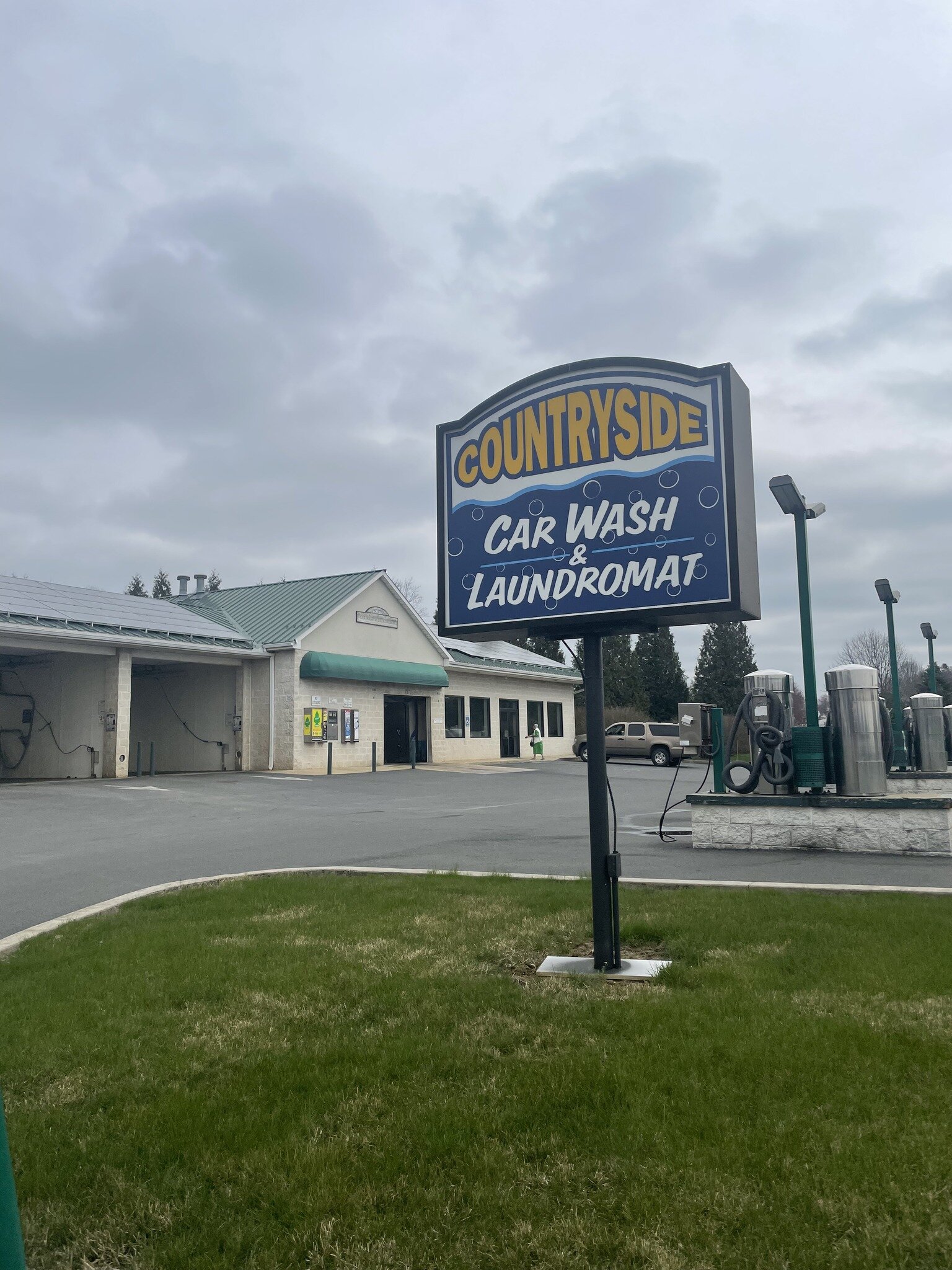 Clean up your entire look! Stop out and visit our friends at Countryside Car Wash and Laundromat.