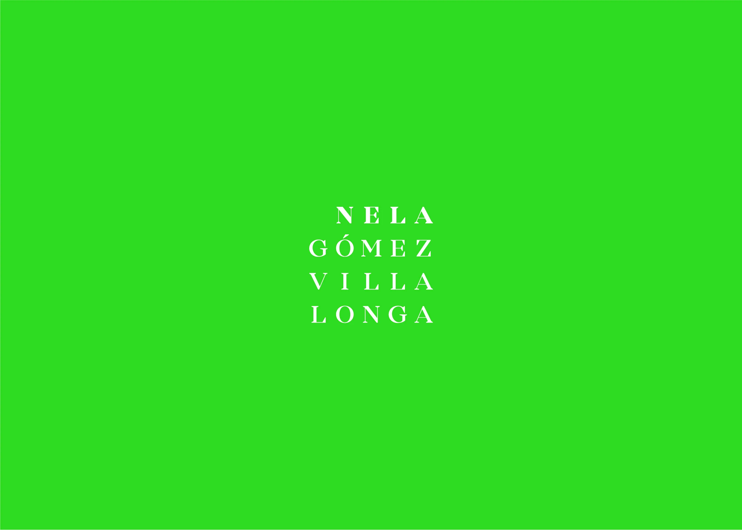 ↗ Nela Gómez Villalonga #ProjectDevelopment