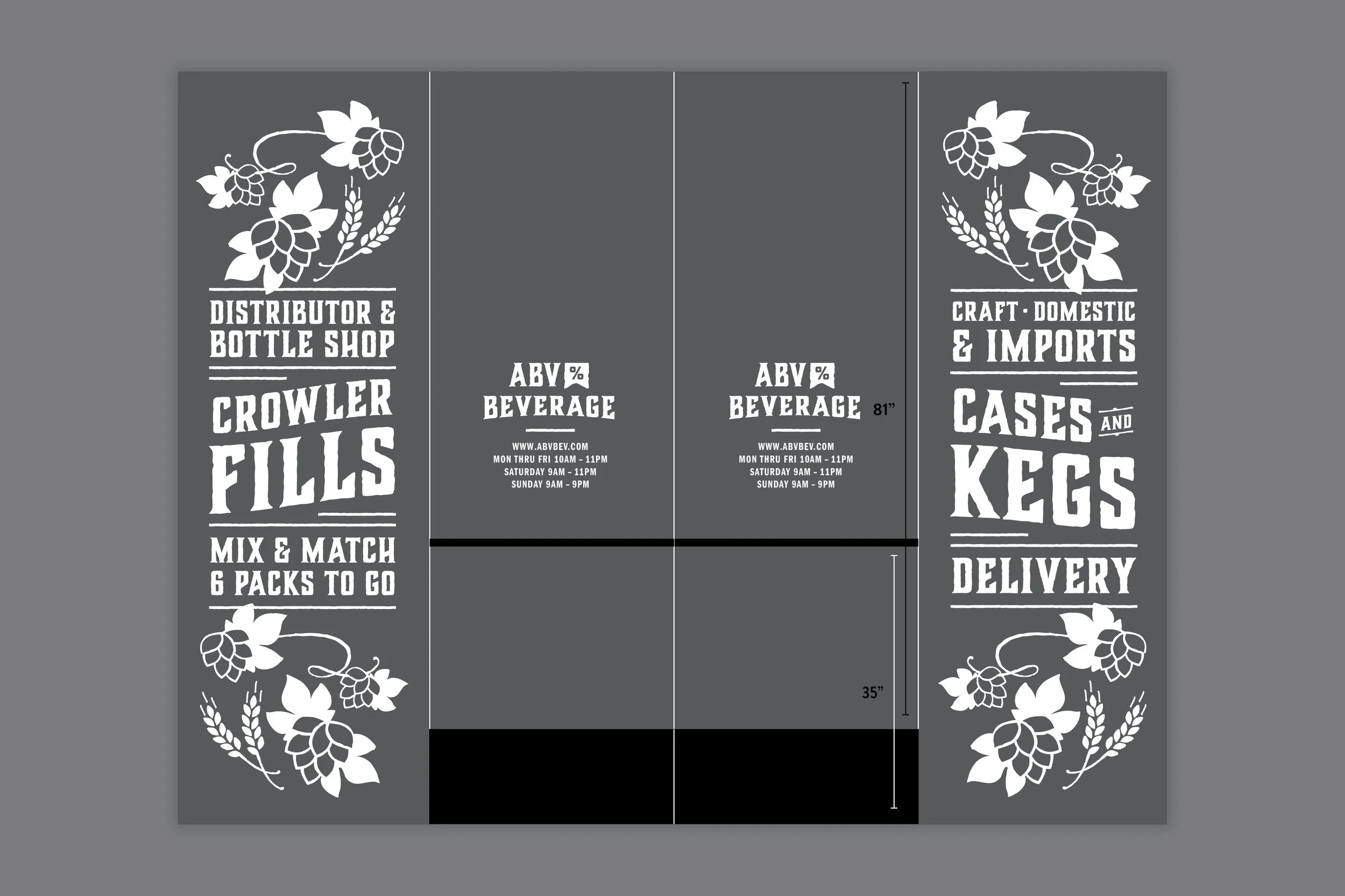 Katey Mangels, Entry Door Graphics, Half and a Third, Half and a Third Design Services, Kate Mangels, Katey Mangels, Katey Mangels Design