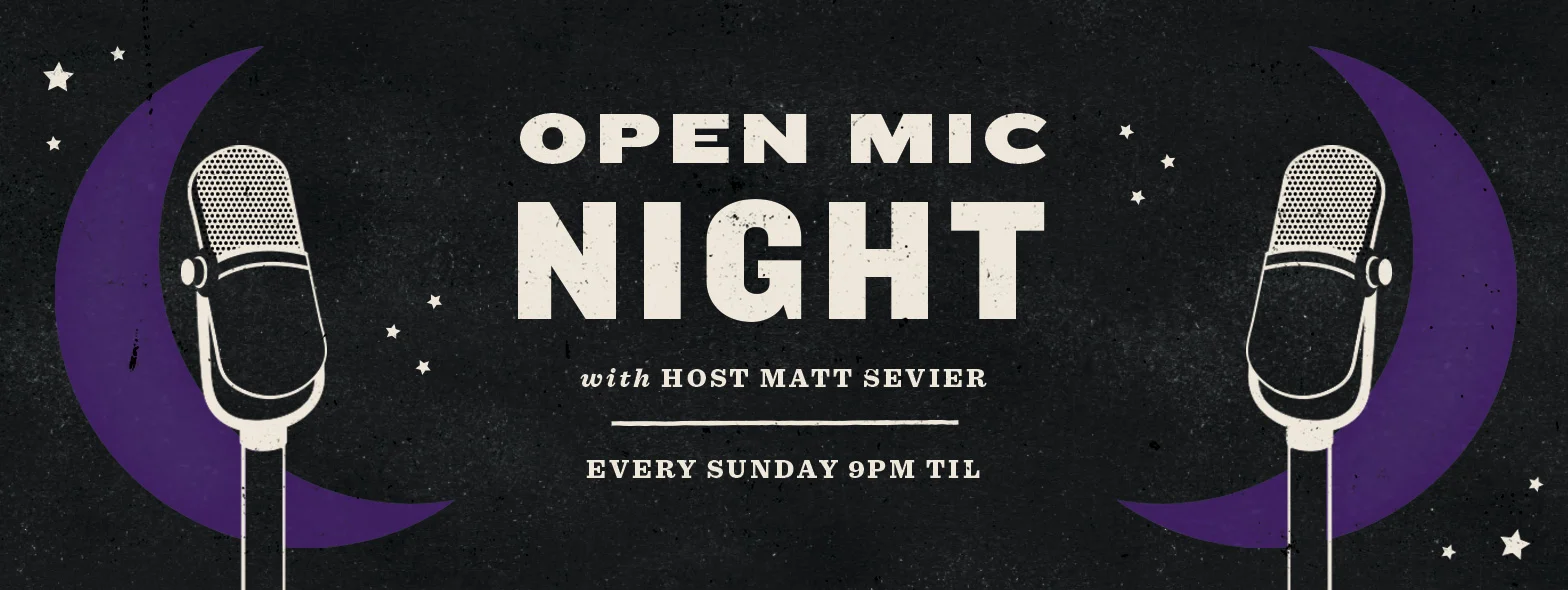 Open Mic Night, Half and a Third, Kate Mangels, Katey Mangels, Katey Mangels design