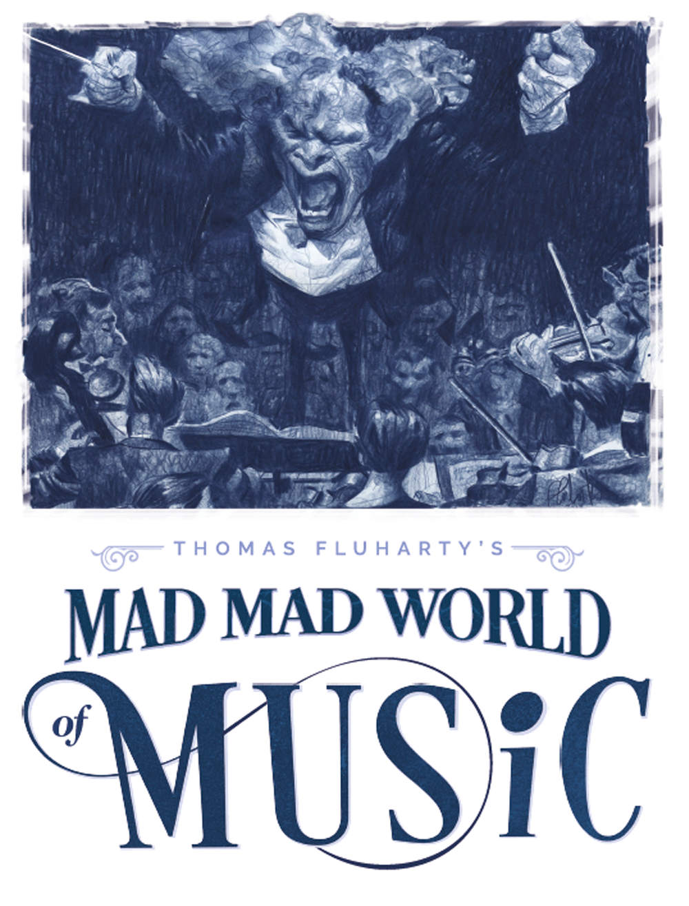 MAD！キャンバスアート MAd MAd World of MuSiC Sketchbook. Signed by Thomas — Thomas Fluharty