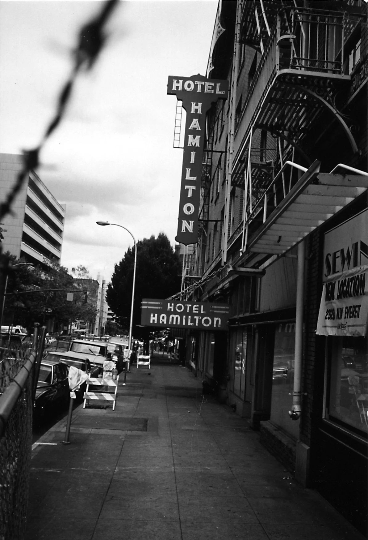The Hotel Hamilton was torn down to make way for a new federal courthouse. 