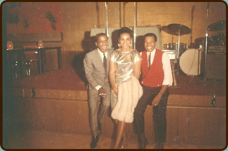 Sammy Davis Jr., Geneva & Paul Knauls at the Cotton Club. Photo via Boise Voices
