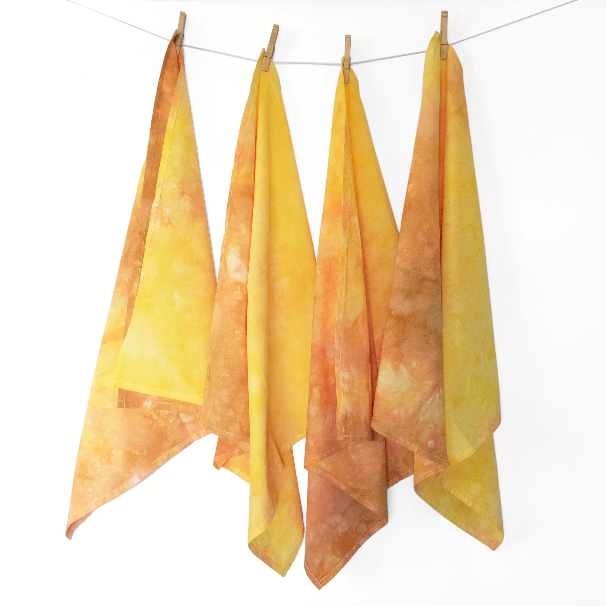 yellow tea towels — Sherri O Designs