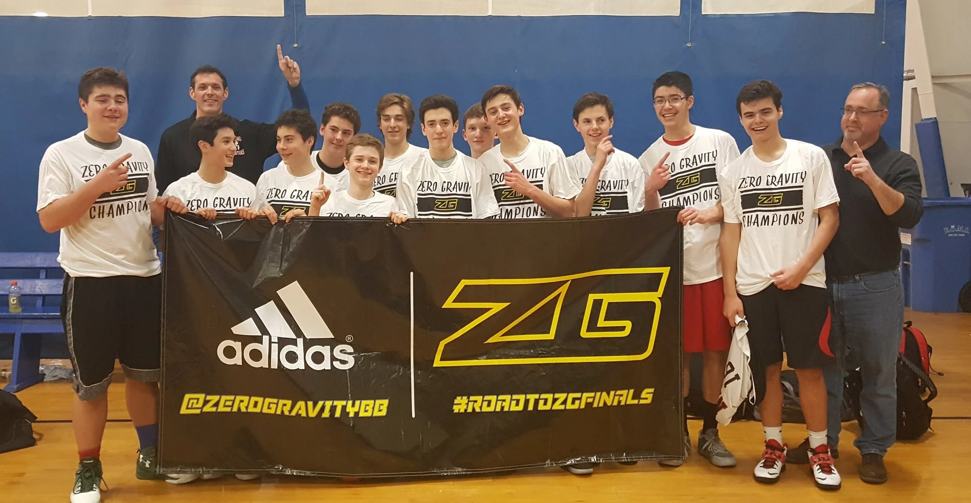 15U - O'Hara celebrating their 2017 ZG Gold Rush Championship in the 9th grade International division after going 6-0 on the weekend!