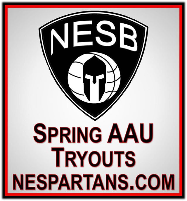 Register now for Spring 2019 AAU Tryouts at nespartans.com