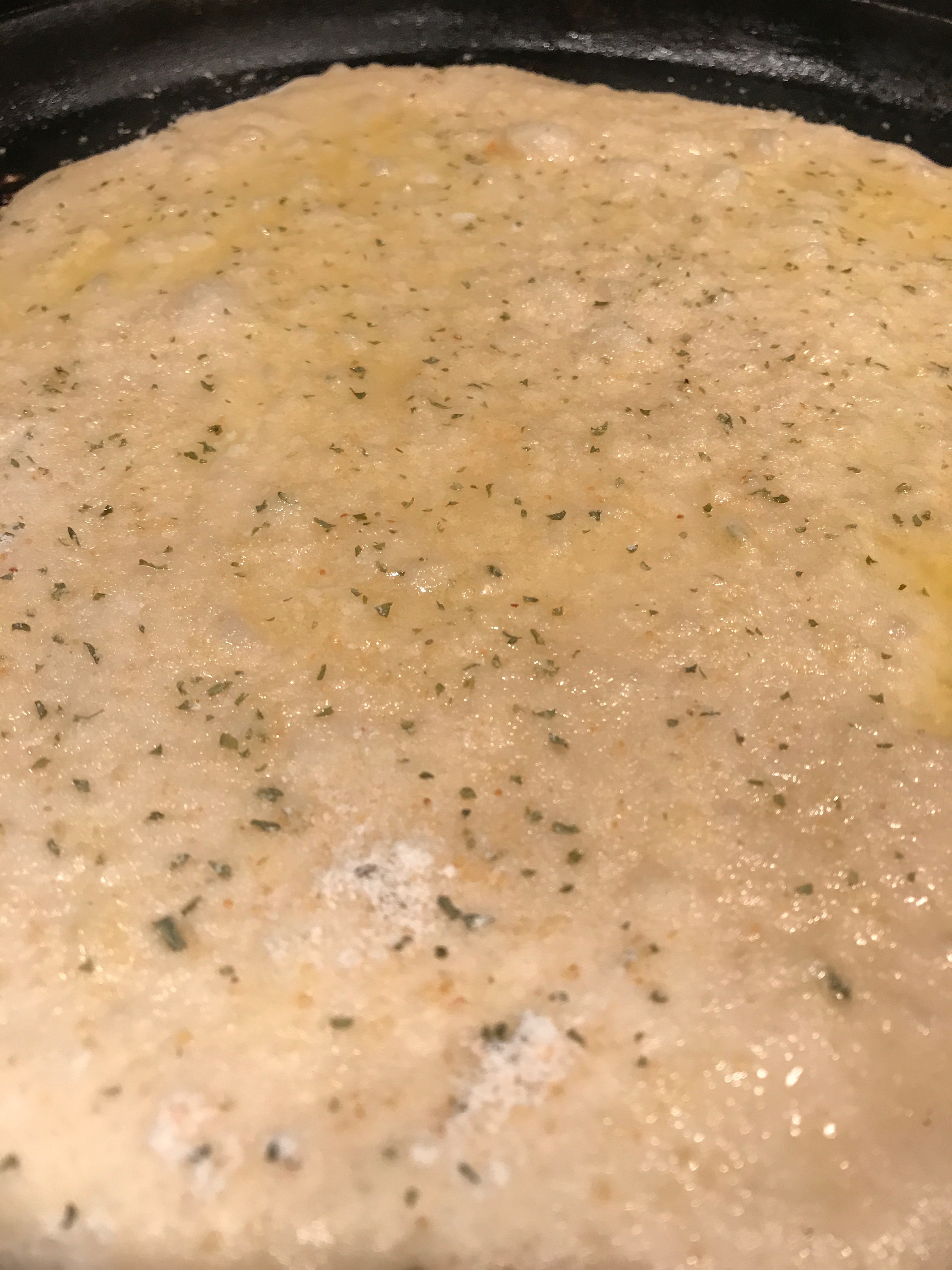 Sprinkle the garlic salt on your dough. Careful not to put too much- it can get too salty! 