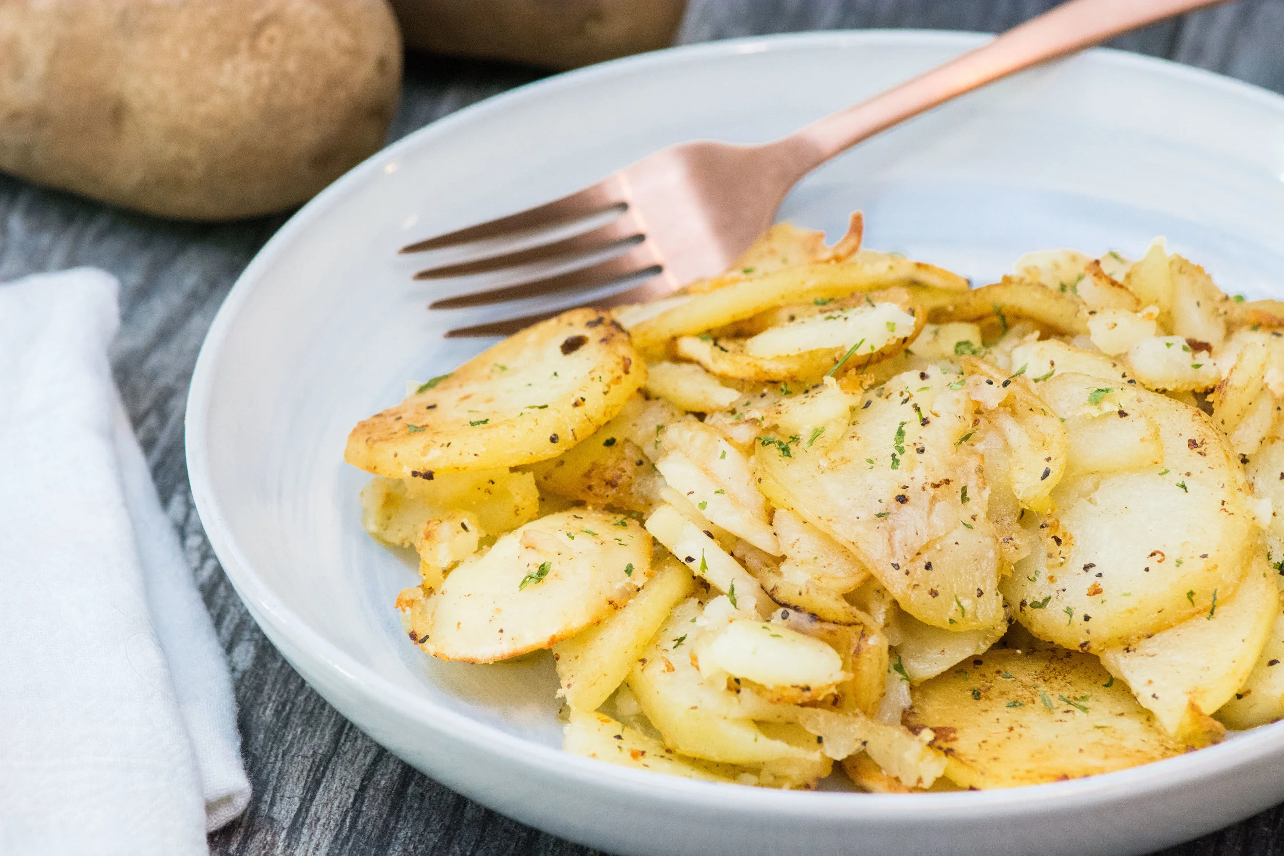 Sliced Potatoes