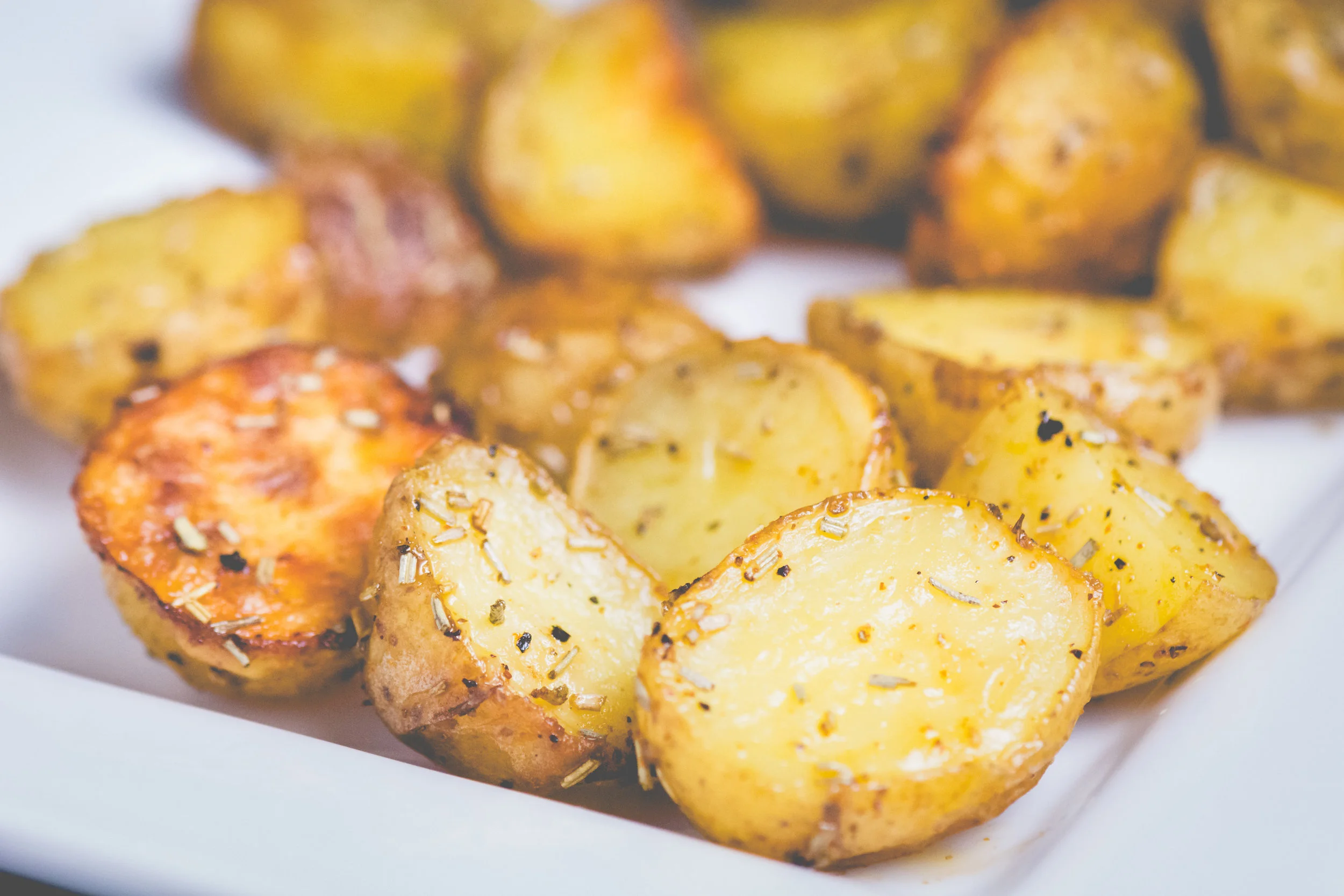 rosemary slapped roasted potatoes