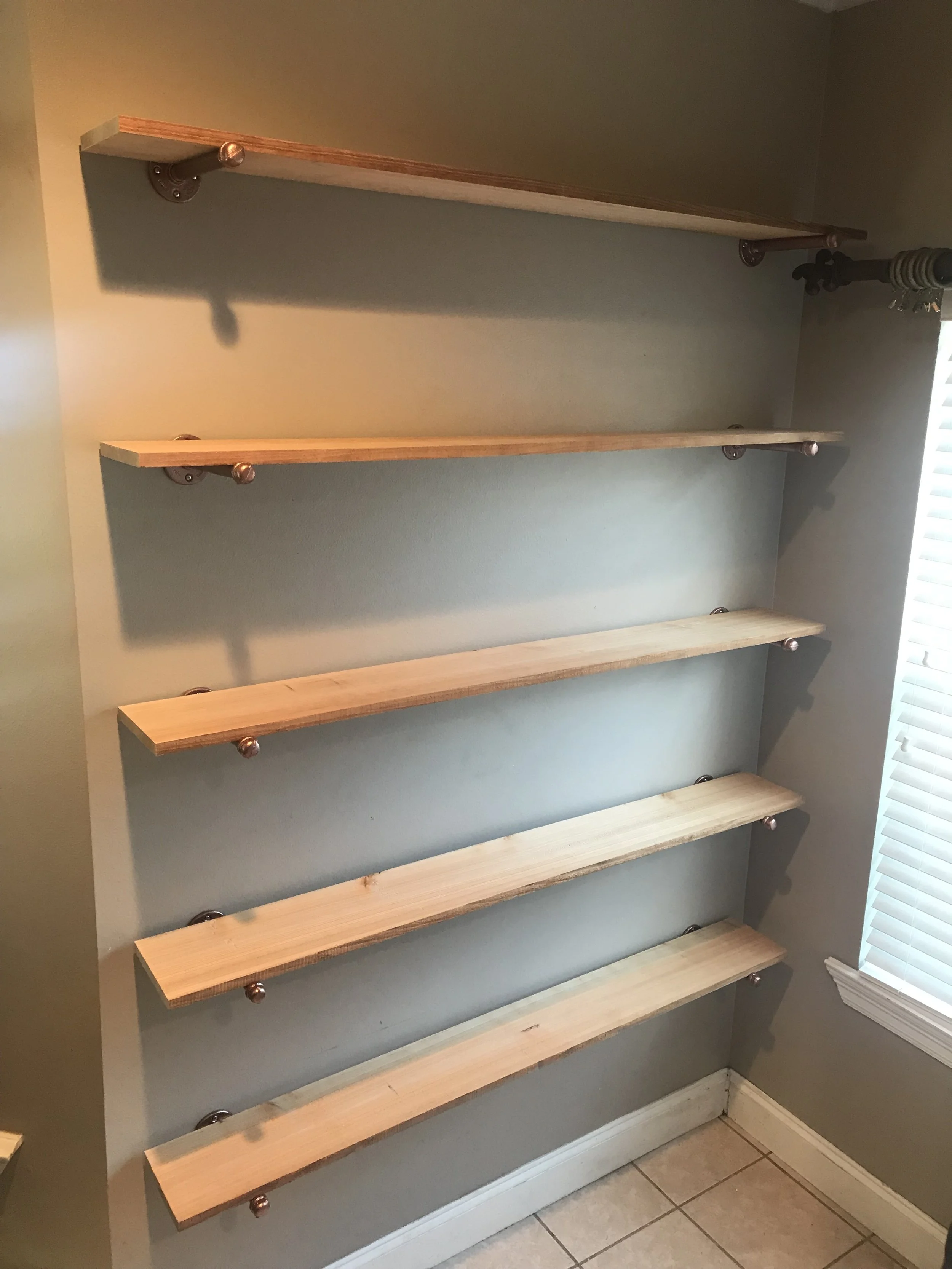 Ladies and gentlemen allow me to present to you the Pure Joy Industrial Shelves!