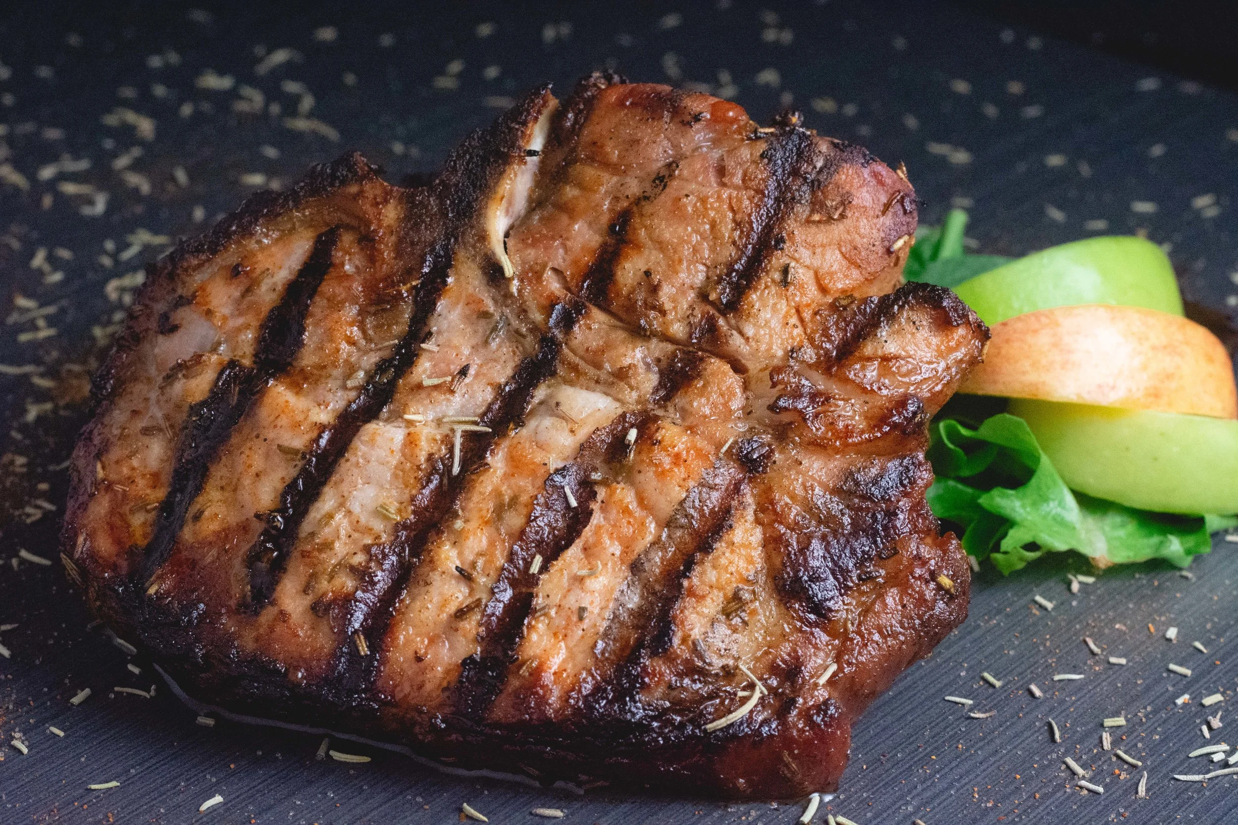 Apple Juice Slapped Pork Chops — The Bayou Belle