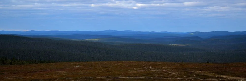 Kaunispäältä voi nähdä Venäjälle asti.