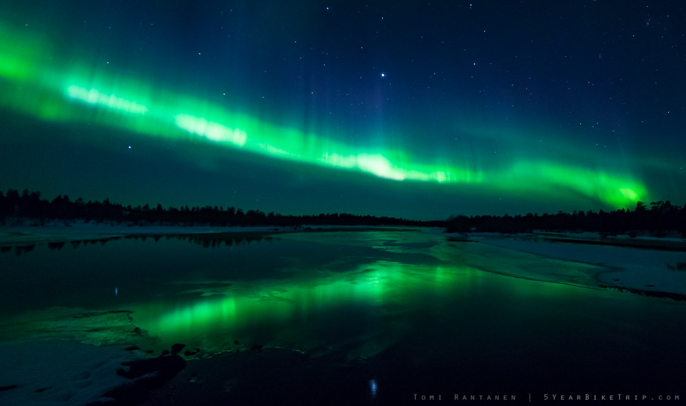 4sec, f/2.8, ISO 1600. All example photos were shot in Inari, Finland.