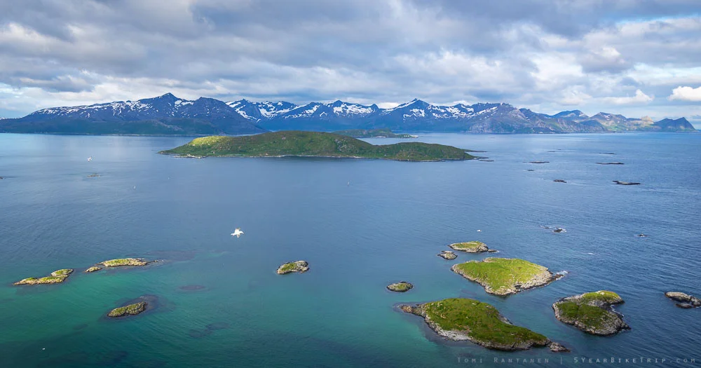 The view towards Senja, my next destination.