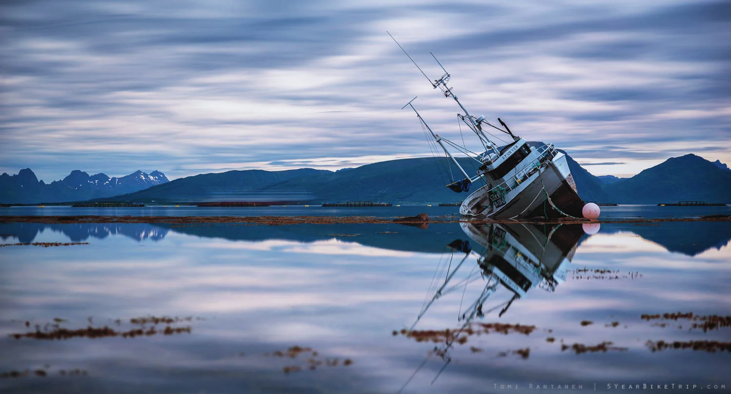 Shipwreck in Lofoten.