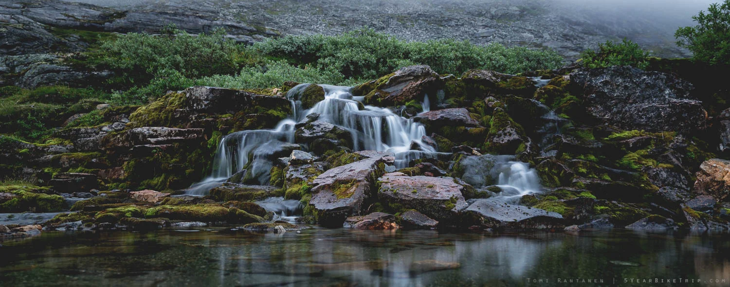 One of the many streams in the vicinity.