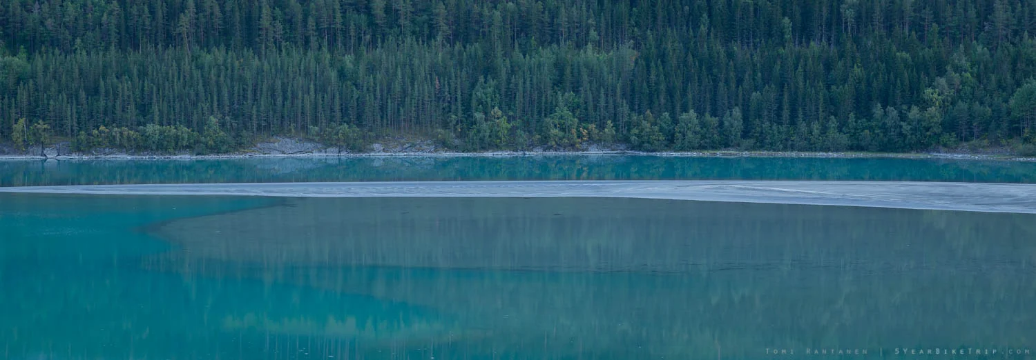 River Otta really was this turquoise.