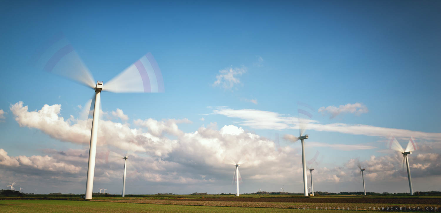 I love wind power in theory, but that constant wooshing sound can get a little annoying.