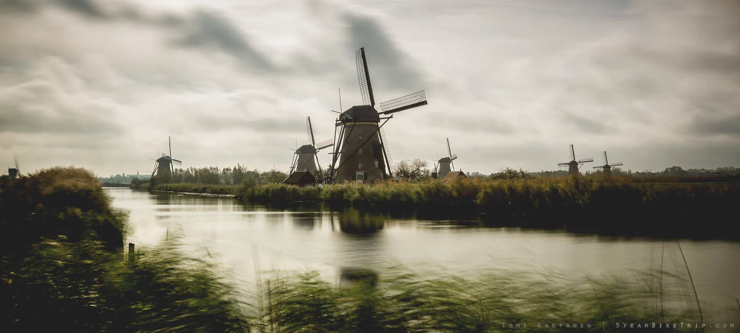 Kinderdijk with the ND1000 filter.