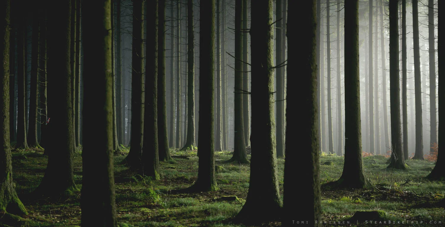 The Ardennes on the Luxembourg side was quite beautiful.