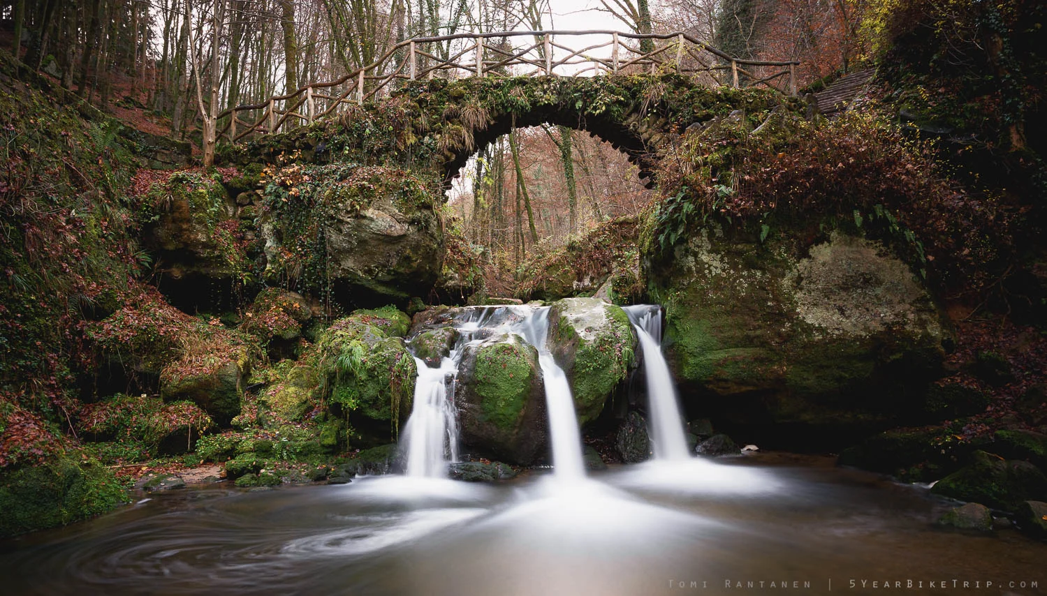Schiessentümpel cascade with the ND1000 filter.