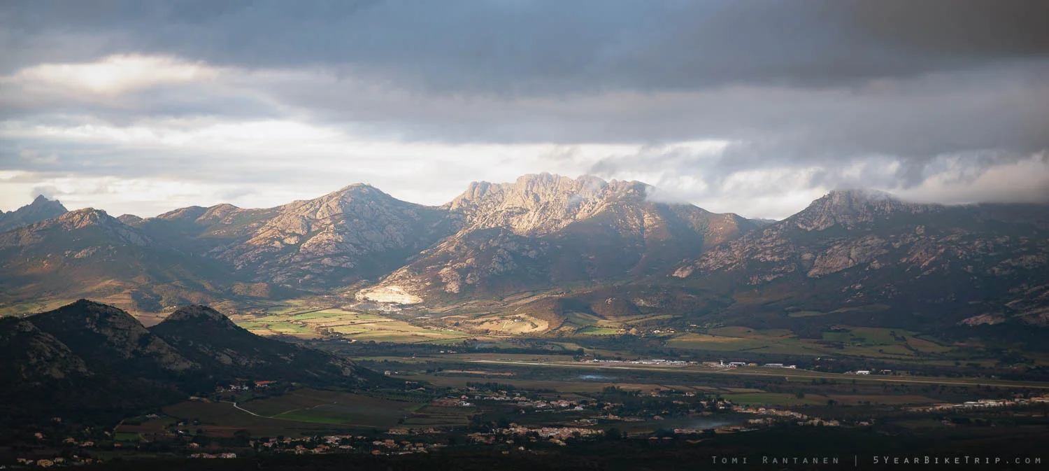 Corsica, high and low.