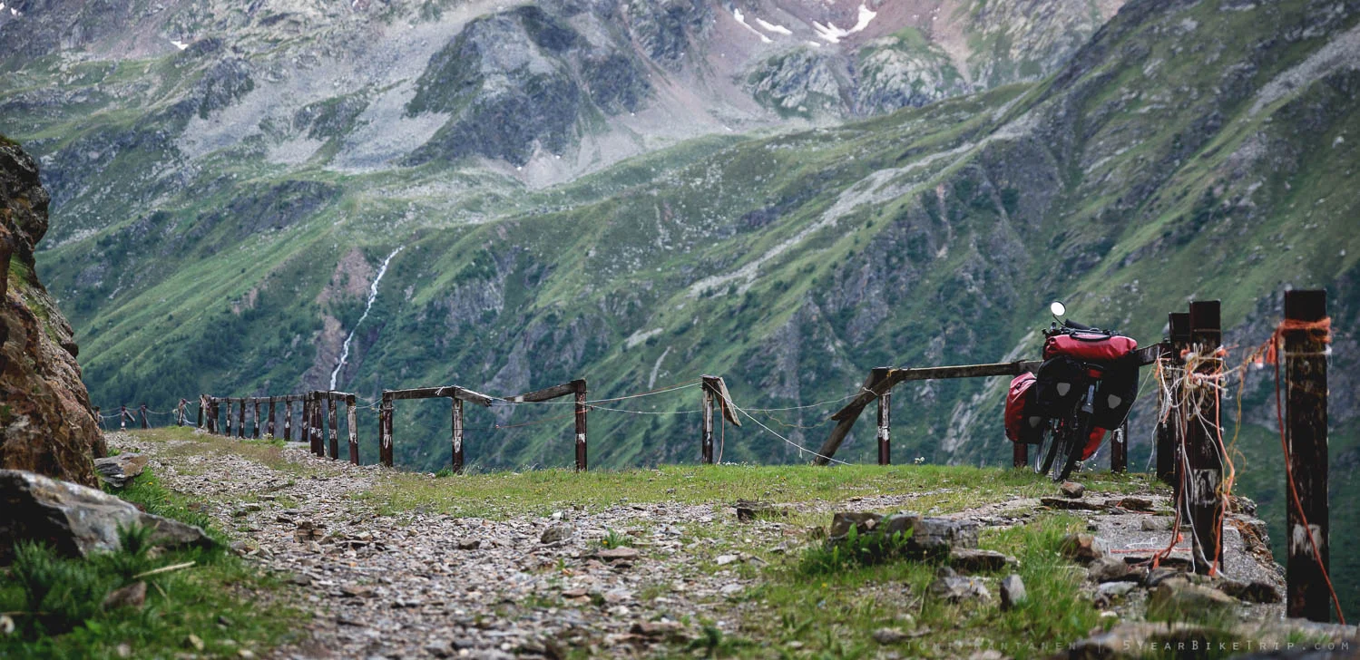 The old road around the tunnel has less traffic, but isn't entirely without risk.