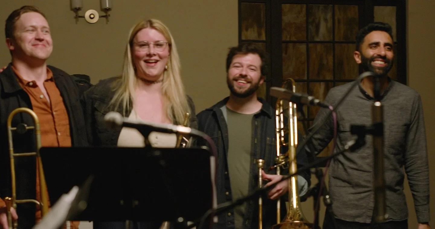Today is Bandcamp Friday! We love making records and we love when listeners can directly support the music, so it would make us so happy if you preorder Songbook, Vol. 3 🥰

📷: Bow Jones