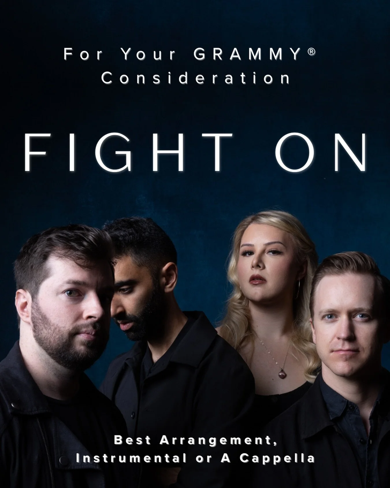 Final day of voting! 
Big thanks to everyone who has listened to &ldquo;Fight On.&rdquo; We couldn&rsquo;t be more proud to have it nominated in the category of Best Arrangement, Instrumental or A Cappella. 

📷: @ebruyildiz 
#fyc #thewesterlies #gra