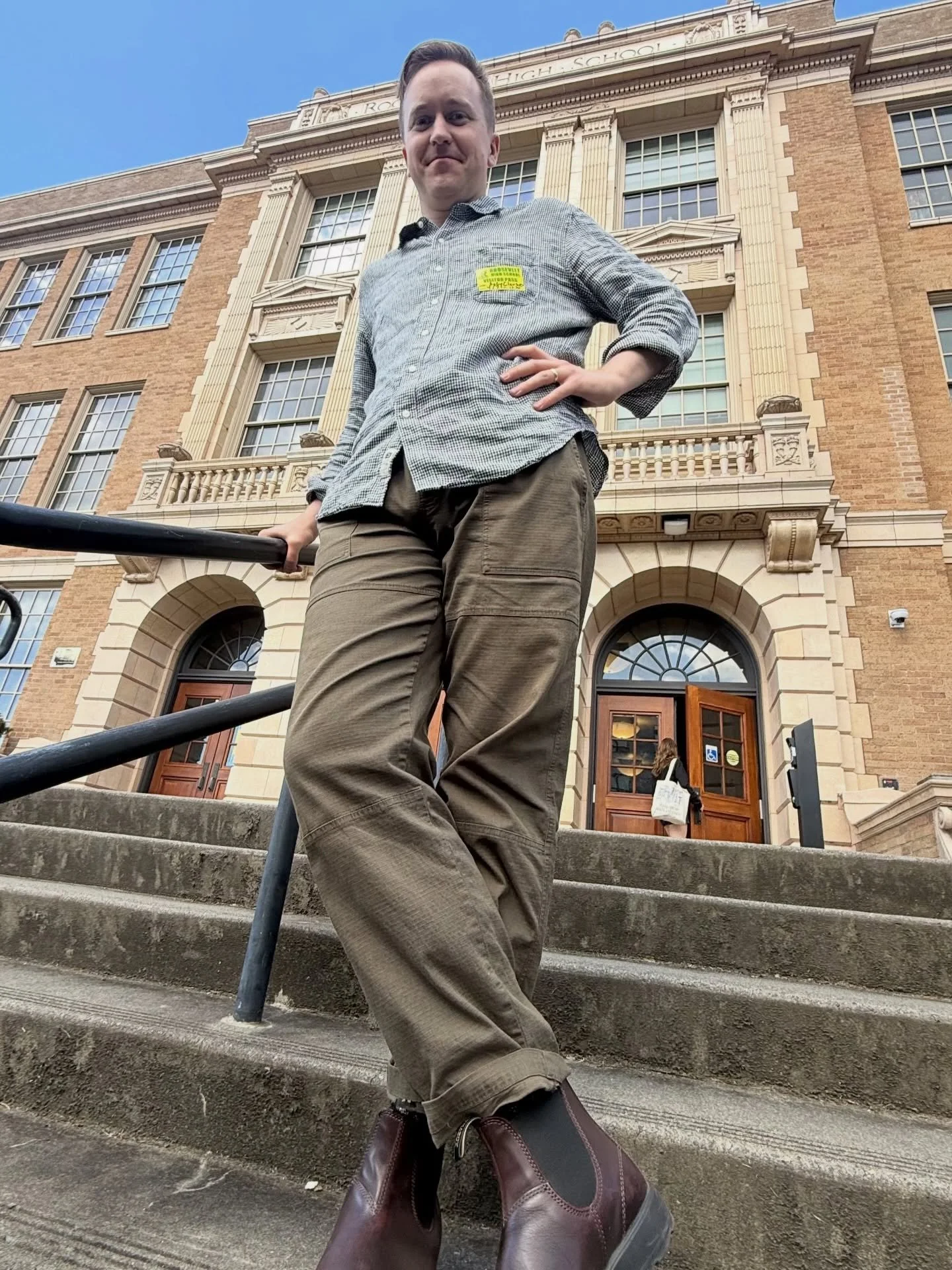 Westerlies Fest kicks off with visits to our alma maters! Andy at @rhsjazzseattle and Riley at @garfield.jazz!

#seattlemusic #206 #thewesterlies #westerliesfest