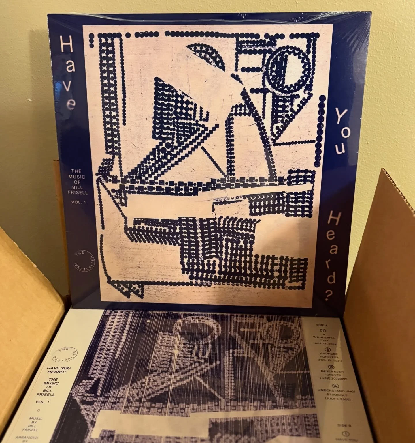 It&rsquo;s here!! The vinyl has arrived and preorders have started going out. And we&rsquo;ll have copies in NYC on Friday night at Alice Tully! Get em while they&rsquo;re hot.

#thewesterlies #billfrisell