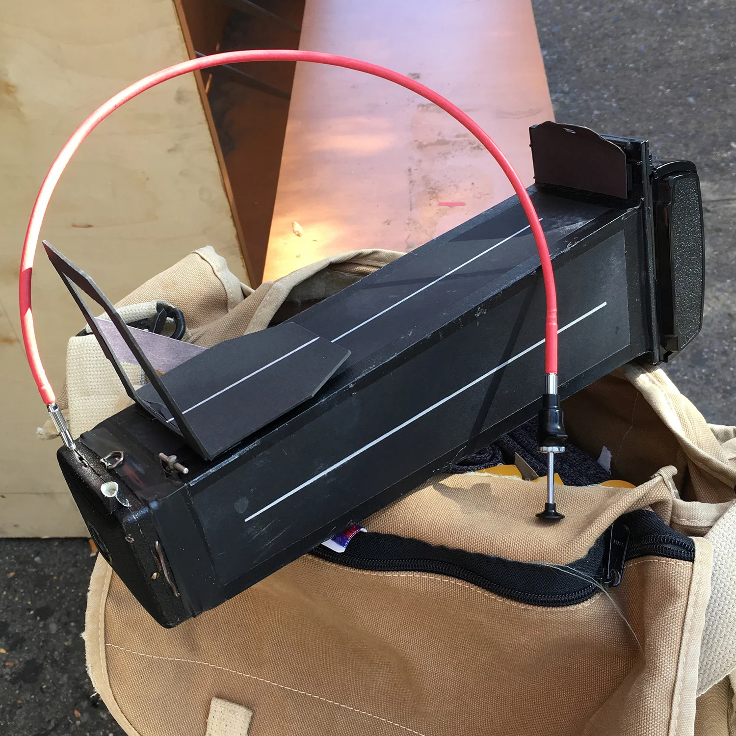 workin'. with the ghost catching box.