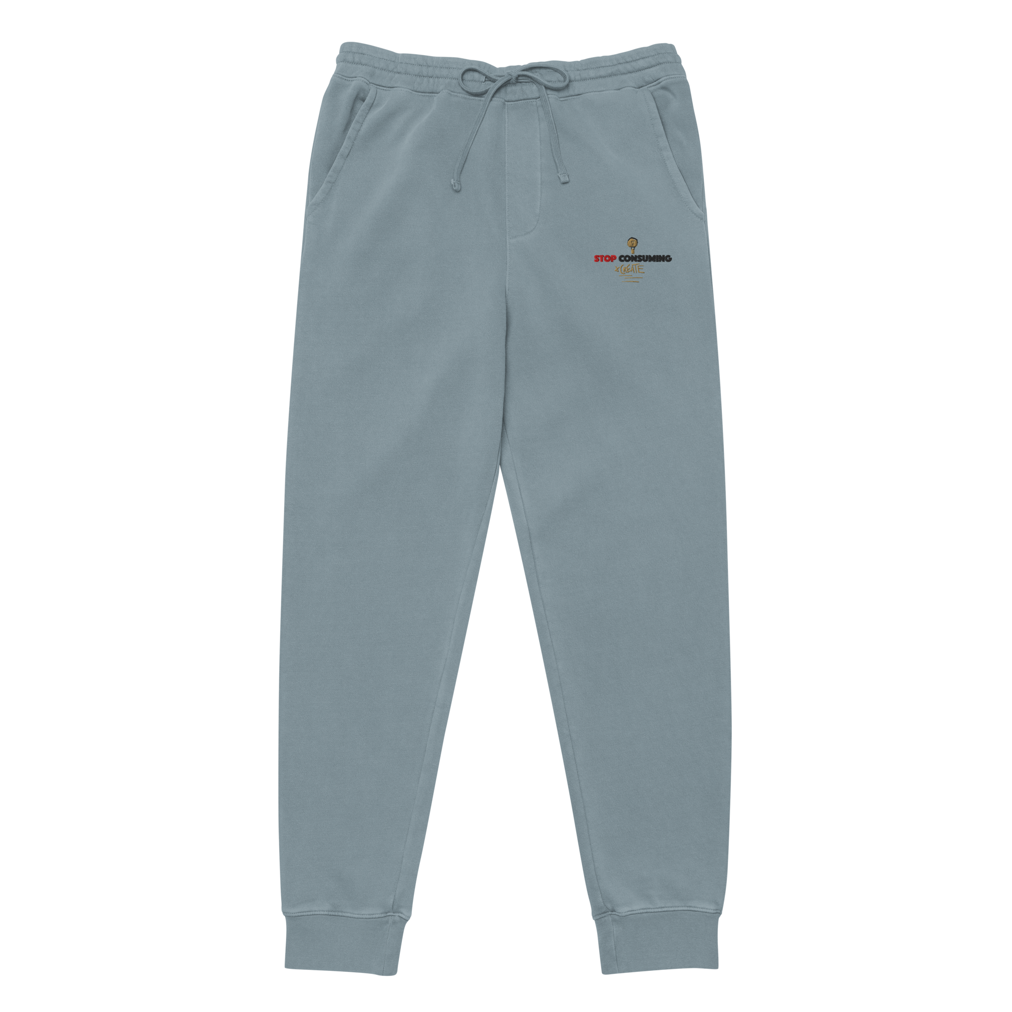 unisex-pigment-dyed-sweatpants-pigment-slate-blue-front-677067e99b1a8.png