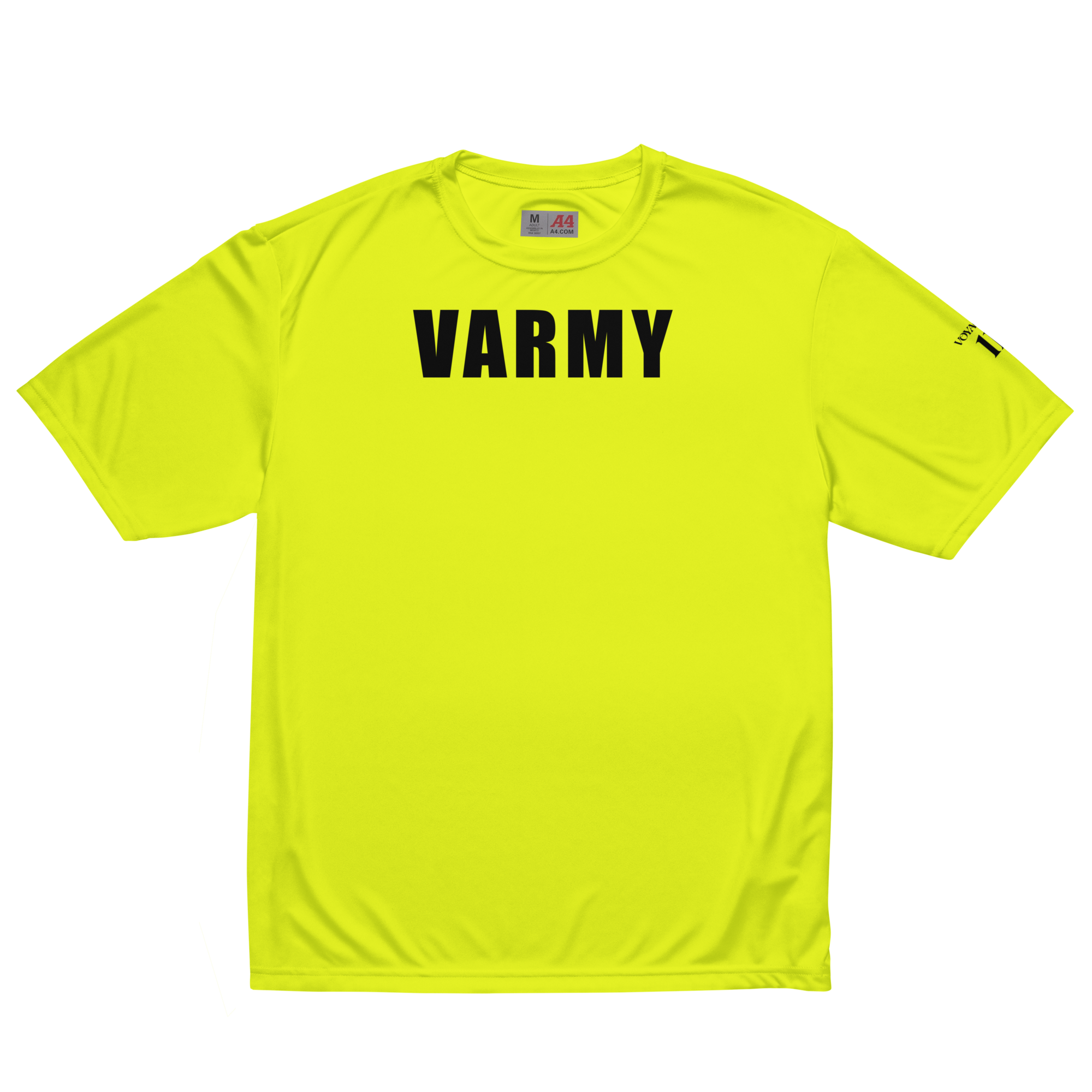 unisex-performance-crew-neck-t-shirt-safety-yellow-front-6a411909570b5.png