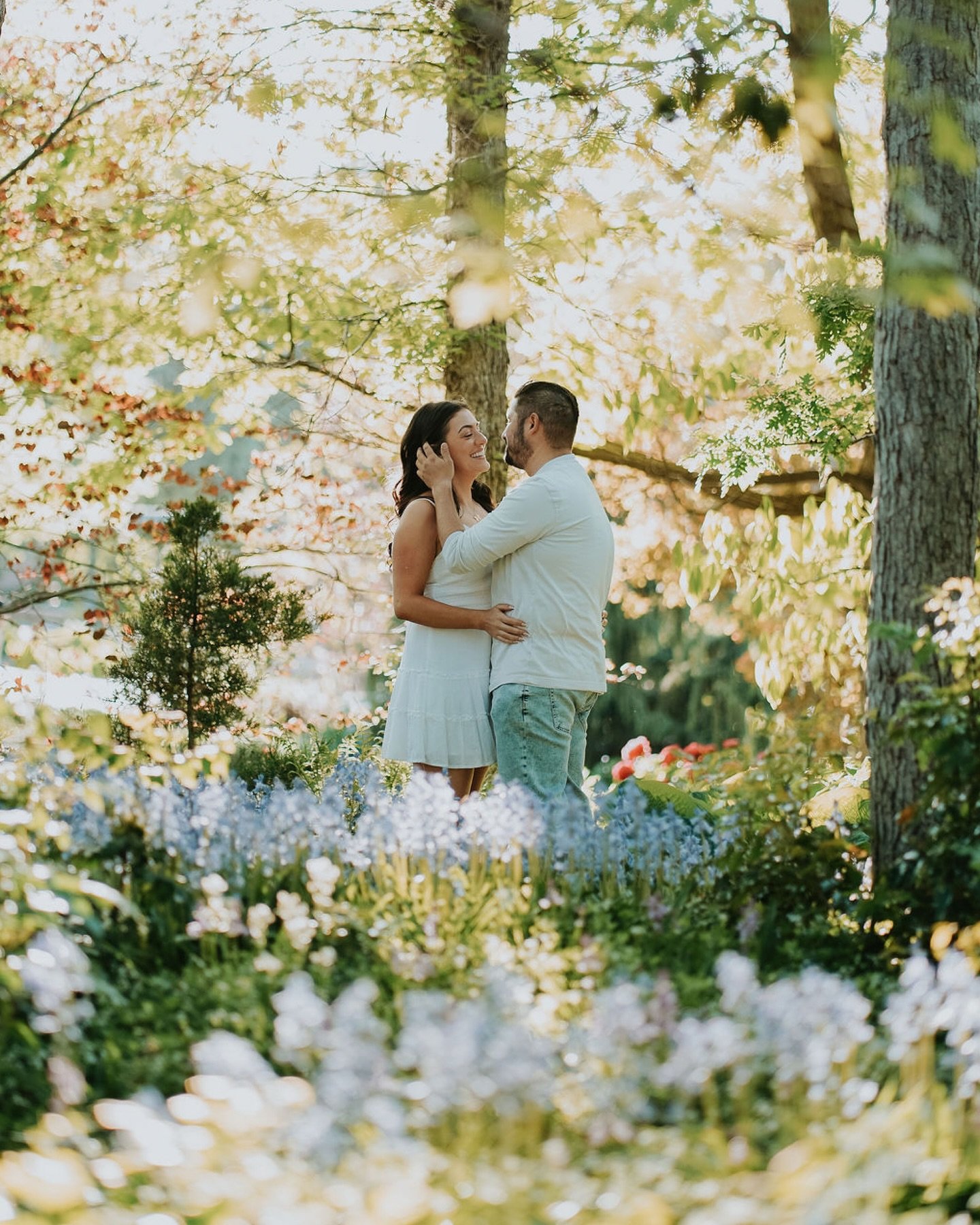 Another magical afternoon spent at the @denverbotanic with @erinsitaaa &amp; Eric! I am for sure buying a membership there this summer! I am so excited for these cuties and cannot wait to photograph your wedding next year!!!!
.
.
.
#coloradoengagemen